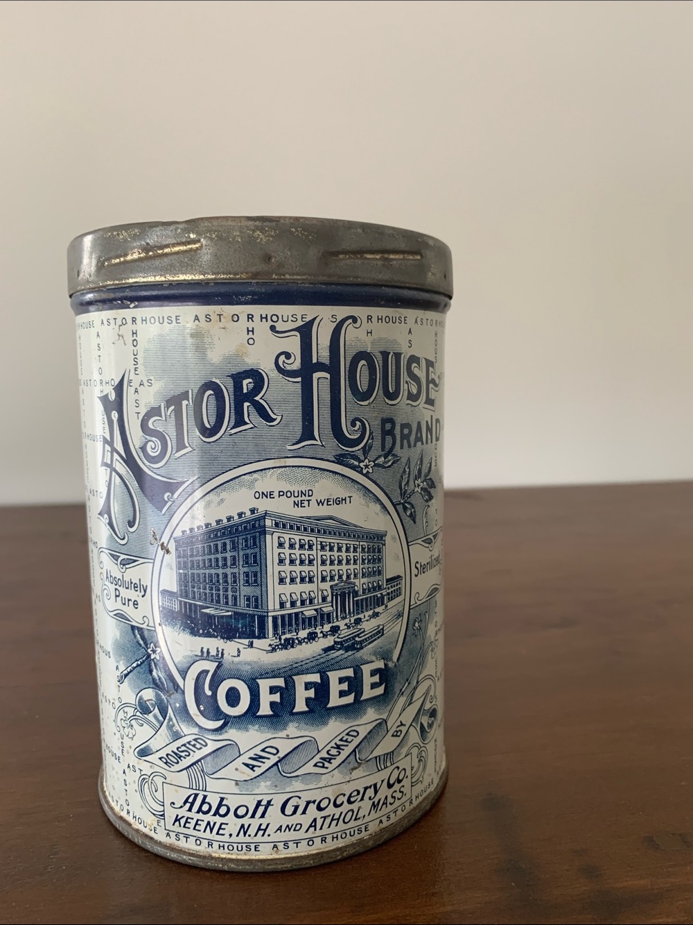 Astor House Coffee Tin